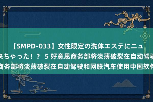 【SMPD-033】女性限定の洗体エステにニューハーフのお客さんが来ちゃった！？ 5 好意思商务部将淡薄破裂在自动驾驶和网联汽车使用中国软件