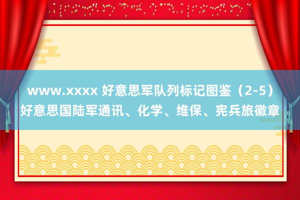 www.xxxx 好意思军队列标记图鉴（2-5）好意思国陆军